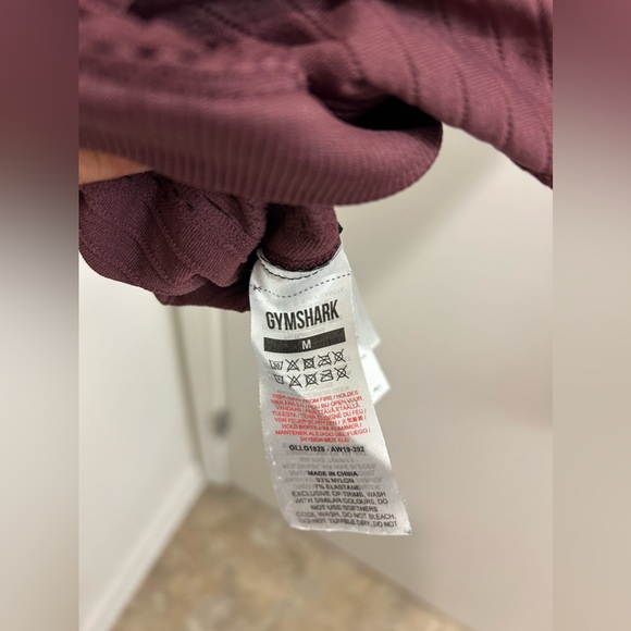 Like New Gymshark Energy+ Seamless Leggings - Berry Red - Picture 6 of 10